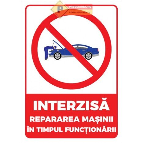 Indicatoare pentru repararea masinii